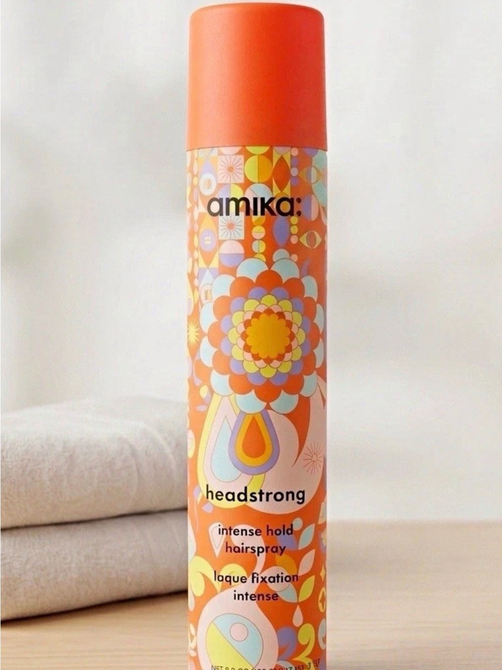 amika Headstrong Intense Hold Hairspray Spray, Suitable for Hair 8.2 oz